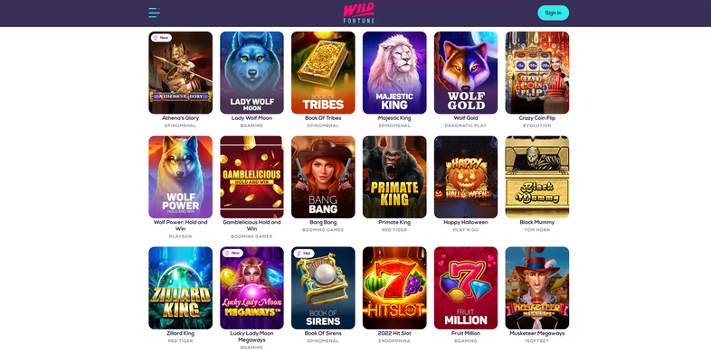 wildfortune Gameplay