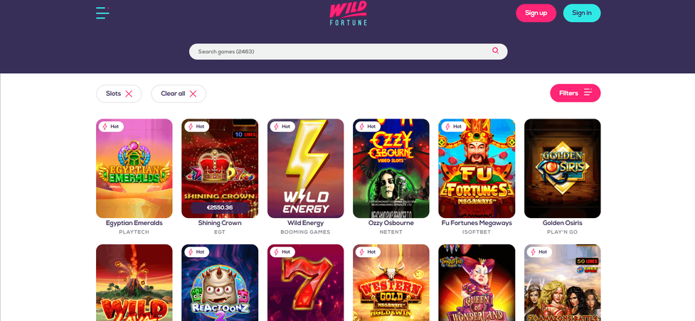 wildfortune Gameplay
